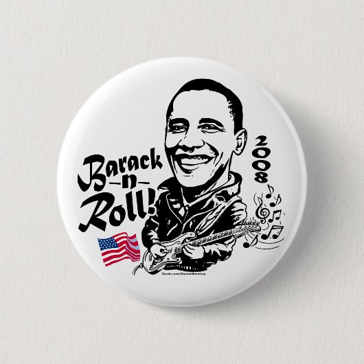 Barack N' Roll Button  (Voorkant)