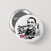 Barack N' Roll Button  (Voorkant /achterkant)