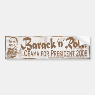 Barack N' Roll Homeboy Bumpersticker 