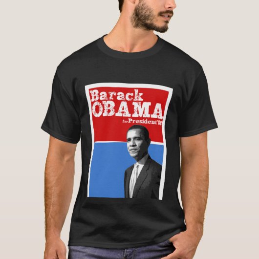 BARACK OBAMA '08 T-SHIRT (Voorkant)