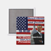 Barack Obama, 1st Afrikaans-Amerikaanse President_ Magneet (Voorkant / Achterkant)