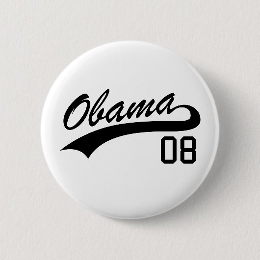 Barack Obama 2008 Jersey Button (Voorkant)