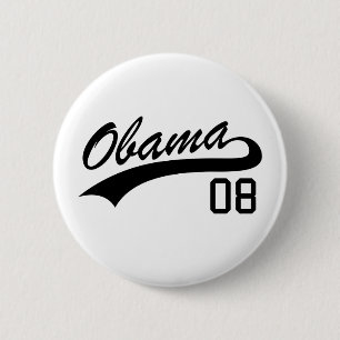 Barack Obama 2008 Jersey Button