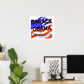 BARACK OBAMA 2008 POSTER (Thuiskantoor)