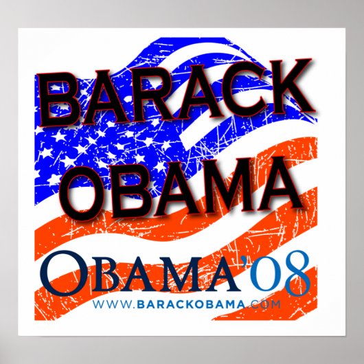 BARACK OBAMA 2008 POSTER (Voorkant)