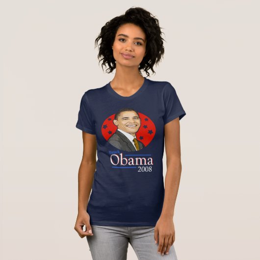 Barack Obama 2008 T-Shirt (Voorkant volledig)