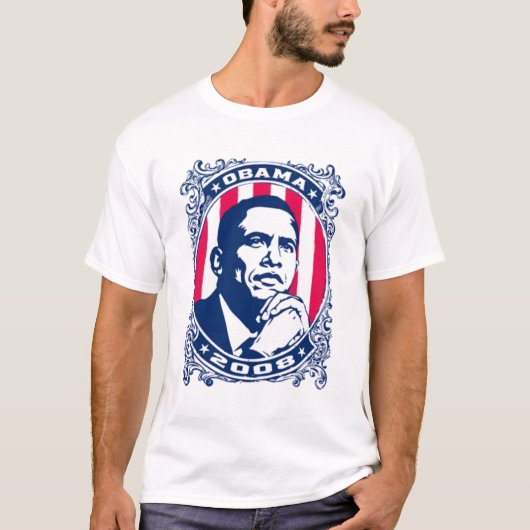 Barack Obama 2008 T-shirt (Voorkant)