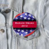 Barack OBAMA 2012 Campaign Button (In situ)