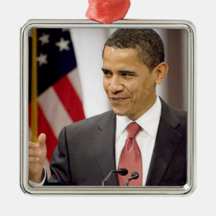 Barack Obama 2012 Metalen Ornament