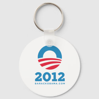 Barack Obama 2012 "O" (wit) Sleutelhanger