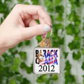 Barack Obama 2012 Profile Cutout Sleutelhanger (Hand)
