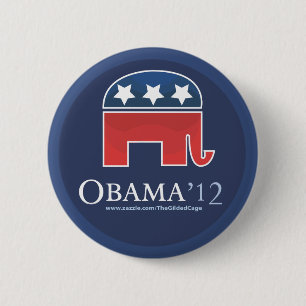 Barack Obama 2012 Ronde Button 5,7 Cm