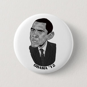 Barack Obama 2012 Ronde Button 5,7 Cm