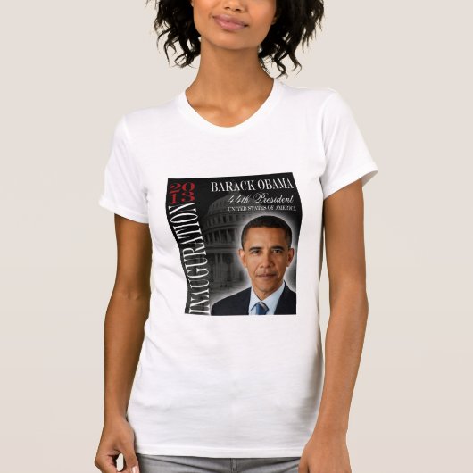 Barack Obama 2013 Inauguration Tee Shirt (Voorkant)