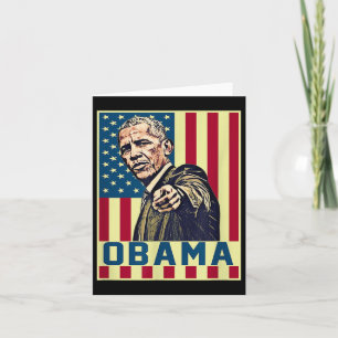 Barack Obama 44e Amerikaanse President Pop Art Vin Kaart