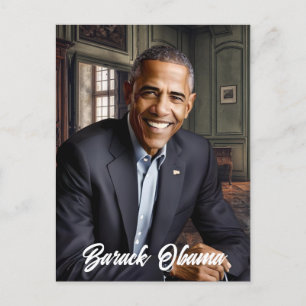 Barack Obama 44e President Briefkaart