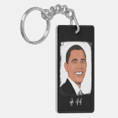 Barack Obama 44ste President Sleutelhanger (Voorkant Links)
