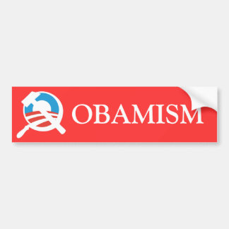 Barack Obama a socialistische marxist Bumpersticker