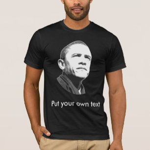 Barack Obama, aanpasbaar T-shirt