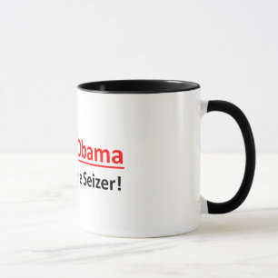 Barack Obama, allemaal hagelen de eizer. KoffieMo Mok