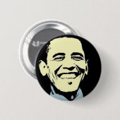 Barack Obama Art Ronde Button 5,7 Cm (Voorkant /achterkant)