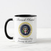 Barack Obama avec Jack Kennedy - tasse de sonnerie (Gauche)