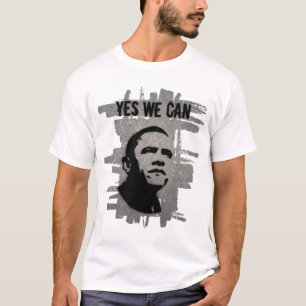Barack Obama (beide zijden) - Asphalt Stencil T-shirt