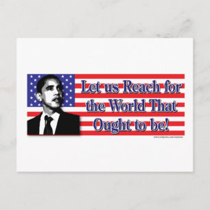 Barack Obama Briefkaart