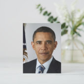 Barack Obama Briefkaart (Staand voorkant)