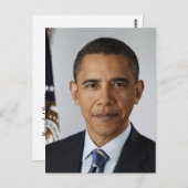 Barack Obama Briefkaart (Voorkant / Achterkant)