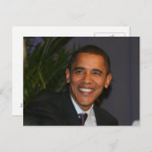 Barack Obama Briefkaart (Voorkant / Achterkant)