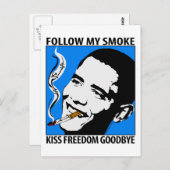 Barack Obama Briefkaart (Voorkant / Achterkant)