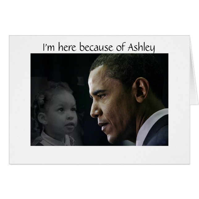 Barack Obama Briefkaarten - Ashley (Voorkant Horizontaal)