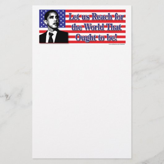 Barack Obama Briefpapier (Voorkant)