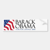 Barack Obama Bumpersticker (Voorkant)