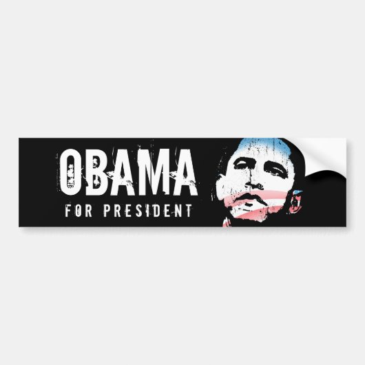 Barack Obama Bumpersticker (Voorkant)