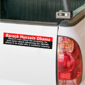 Barack Obama Bumpersticker (Op Truck)