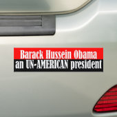 Barack Obama Bumpersticker (Op auto)