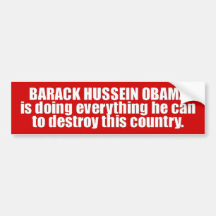 Barack Obama Bumpersticker