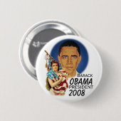 Barack Obama Button (Voorkant /achterkant)
