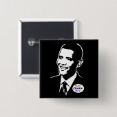 Barack Obama Button (Voorkant /achterkant)