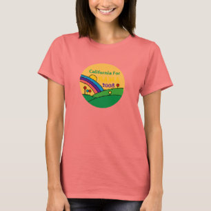 Barack Obama California Rainbow T-shirt