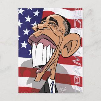 Barack Obama Caricature Carte postale