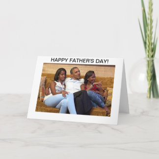 Barack Obama - carte de fête des pères