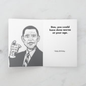 Barack Obama Carte personnalisable (Intérieur)
