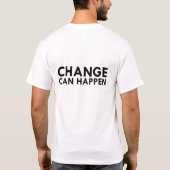 Barack Obama change can be - Classic White T-shirt (Achterkant)