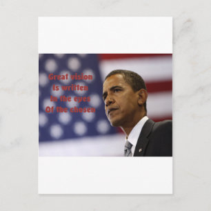 Barack Obama Chosen Briefkaart