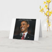 Barack Obama & Citations Humours Cadeaux & Cartes (Fleur jaune)