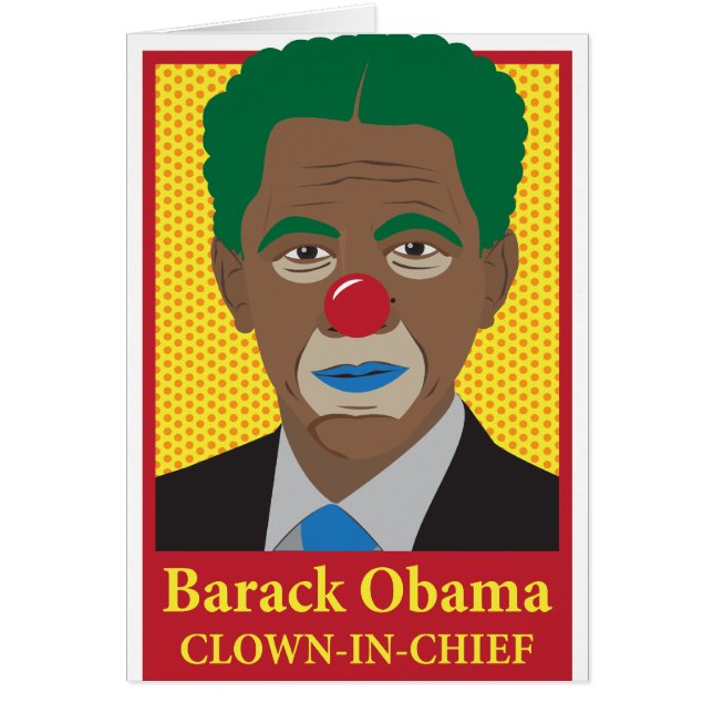 Barack Obama Clown (Voorkant)