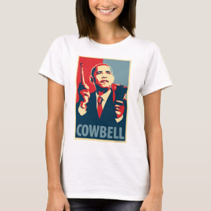 Barack Obama - Cowbell: OHP Dames Top